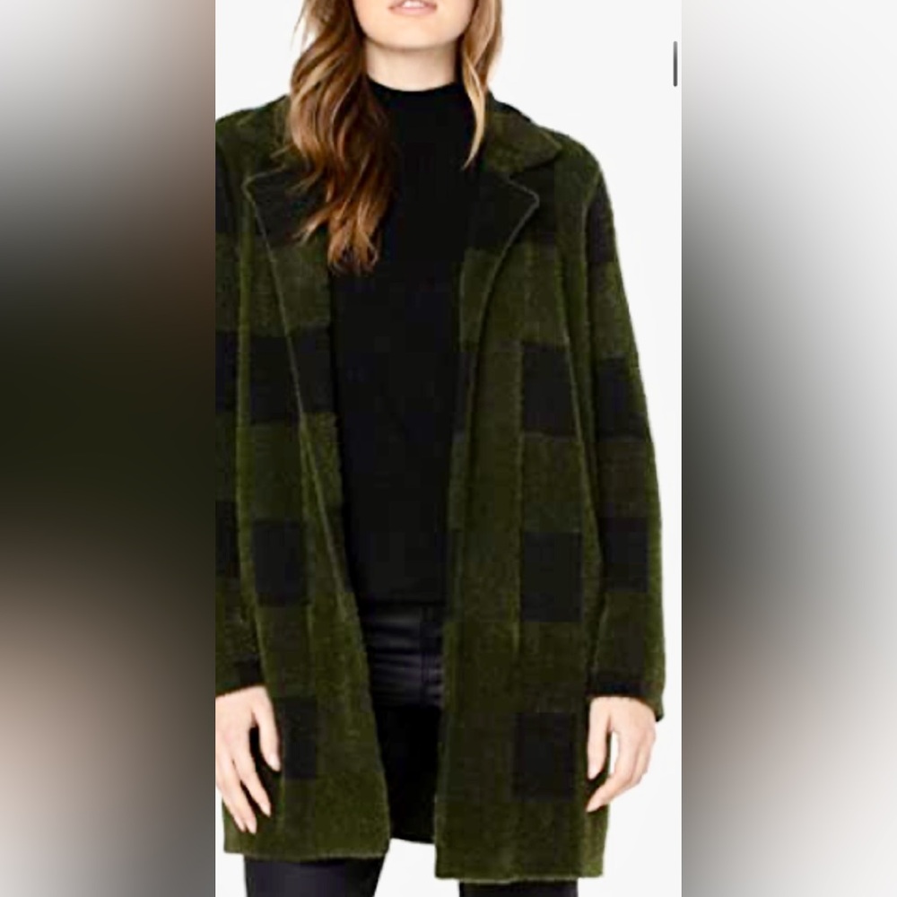 Green and Black Checkered Cardigan by Liverpool LA